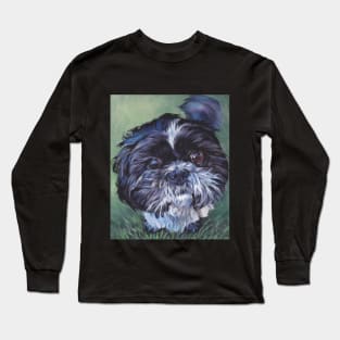 Shih Tzu Fine Art Painting Long Sleeve T-Shirt